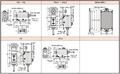 PHO-F-DS Senzor fotoelectric FOTEK FR-2MX